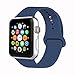 IYOU Sport Band Compatible with Watch Band 38MM 42MM 40MM 44MM, Soft Silicone Replacement Sport Strap Compatible with 2018 Watch Series 4/3/2/1