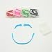 EnzoDate 3 Sets Pack Kids Glasses Silicone Cord Ear Grips Children Eyeglasses Temple Locks with Head Band Strap Retainer (black)