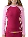 Tuga Women's Long Sleeve Rash Guard, UPF 50+ Sun Protection Swim Shirt