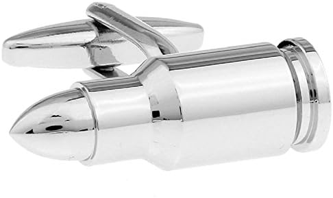Mens Bullet Shirt Cufflinks With Presentation Gift Box Suit Wedding Business