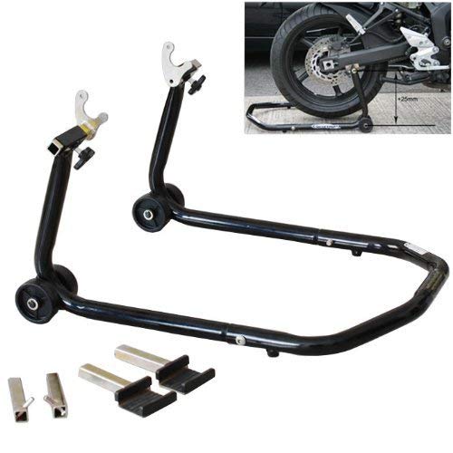 ALPHA MOTO All in One Front Or Rear Universal Sportbike Motorcycle Lift Stand Swingarm Spool Paddock Lift Fork Lift Fits for GSXR GIXXER 600 750 1000 Hayabusa CBR 600 900 1000 YZF R1 R6 ZX 6R 7R 9R