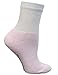 Yomandamor Women's 6 Pairs Ankle Socks with Non-Binding Top And Cushion Sole,L Size(Socks Size:9-11)