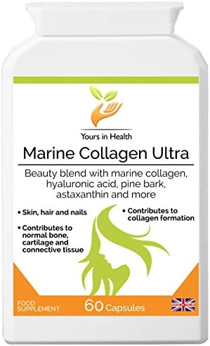 High Quality Marine Collagen Ultra - Helps to Keep Skin Elastic, Supple and Radiant - Manufactured in The UK to high Standards