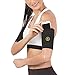 HOT SHAPERS Arm Sleeves – Two Compression Sleeves for a Women's Workout to Lose Fat – Accessories for Weight Loss Gym Exercises – Bicep Trimmers and Slimmers Equipment (M, Black)