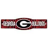 NCAA Georgia Bulldogs Sign, 4.5 x 17-Inch