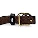 MoYoTo Womens Genuine Leather Thin Belts For Jeans 0.9″ Wide With Letter Buckle (Black(Length/105cm))