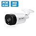 SV3C POE IP Camera Outdoor 5MP Security POE Camera with Motion Alert, Night Vision, Metal Shell Waterproof, One-Way Audio, Support Danale APP, Bule Iris, RTSP, Onvif Conformant, Cloud Storage（Wired）