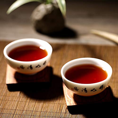 357g ï¼0.787LBï¼ Tag der Republik Yunnan Königlicher Pu'er-Tee Reifer Puer-Tee Schwarzer Tee Alter Pu-Erh-Tee Gekochter Tee Roter Tee Alte Bäume Chinesisches Grünes Essen Gesunder Tee Shu Cha – Bild 7