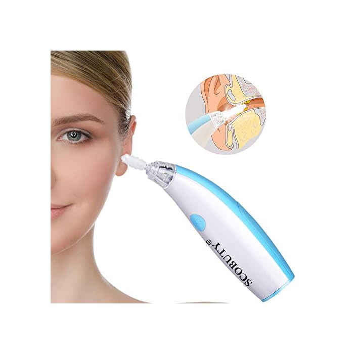 Ear Wax Removal Kit, Ear Cleaner, Spiral Ear Wax Cleaner Kit for Humans, Ear Pick with 3 Silicone Spiral Tips, Safe and…