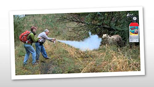 Counter Assault - EPA Certified, Maximum Strength & Distance Bear Repellent Spray - Hottest Formula Allowed by Law - Night Glow Locator & Tactical Holster Included (8.1 oz)
