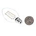 HERO-LED B10-DS-2W-WW27 Dimmable B10 E12 2W Candelabra Style LED Filament Chandelier Light Candle Bulb, 25W Equivalent, Warm White 2700K, UL-Listed, 4-Pack