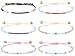 Hanpabum 6Pcs Seed Bead Bracelets for Women Girls Handmade Braided Best Friendship Bracelets Set for Summer, 6”~9” Adjustable