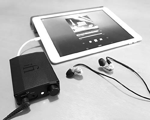 iFi Nano iDSD Black Label Portable USB DAC and Headphone Amplifier with MQA and DSD. Use with Smartphones/Digital Audio Players/Tablets/Laptops (Includes iFi Audio OTG Cable USB C)