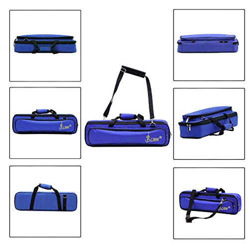 YueYueZou Flute Case Cover, Waterproof Flute bag 3 Color (Blue)