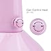 Portable Wax Warmer for Hair Removal, IeBilif Electric Depilatory Roll On Brazilian Wax Heater with LCD Temperature Display, Home Waxing Hair Removal Machine for Travel & At-home Waxing & SPA(Pink)