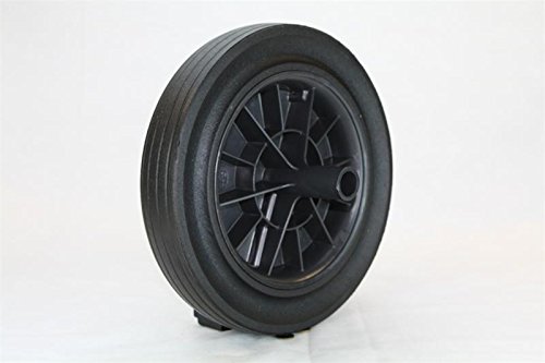 Roll-Tech 12"x2" SnapLock Trash Can Wheel with 4" Offset & 7/8 Bore