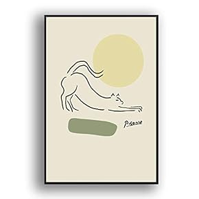 Framed Canvas Wall Art for Living Room, Bedroom Illustration Canvas Prints for Modern Home Decoration Ready to Hang - 16"x24" inches