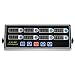 BIZOEPRO Kitchen Timers for Cooking, 8 Channel, Commercial Grade, Stainless Steel, LED Digital, Loud Alarm,