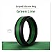 Knot Theory Silicone Wedding Ring Band for Men Women: Superior Non Bulky Rubber Rings - Premium Quality, Style, Comfort - Ideal Bands for Gym, Work, Hunting, Sports, and Travels