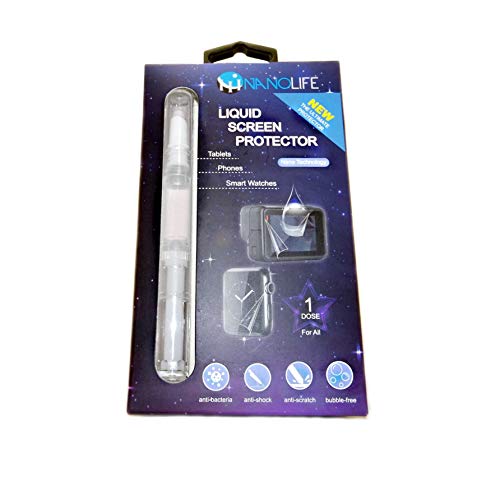 Liquid Glass Screen Protector Nano-Tech 9H Invisible Diamond Protection- 5 + Devices Up to 2 Years - Replacement All Glass/Film Protectors