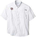 Columbia Men's NCAA Texas A&M Aggies Collegiate Tamiami Shirt - Maroon