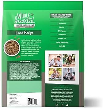 wholehearted limited ingredient lamb