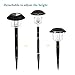 GIGALUMI Solar Lights Outdoor Garden Led Light Landscape/Pathway Lights-6 Pack