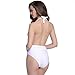 Super Modern Women's Super Sexy Swimsuit Set Charming Striped Swimwear Beach Swimsuit Sexy One piece Bikini Elegant Sexy Swimwear,Black,X-Large