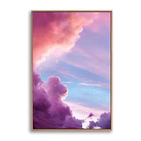 Framed Clouds and Colors Home Artwork for Living Room Bedroom