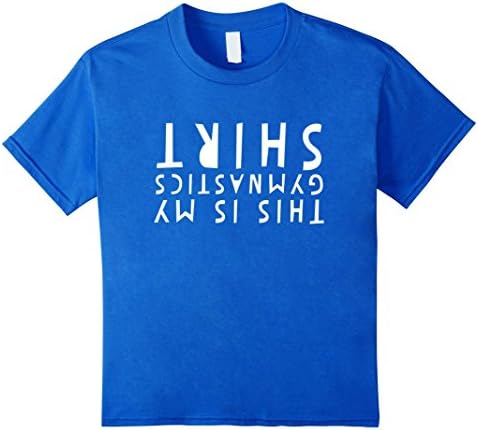 Kids This Is My Gymnastics Shirt T-Shirt. 10 Royal Blue