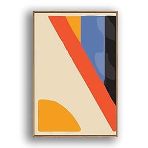 Framed Canvas Wall Art for Living Room, Bedroom Illustration Canvas Prints for Modern Home Decoration Ready to Hang - 16"x24" inches