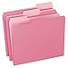 Pendaflex Two-Tone Color File Folders, Letter Size, 1/3 Cut, Pink, 100 Per box (152 1/3 PIN), 12 x 9.88 x 2.38 inches