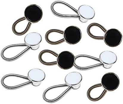 10 Choice Shirt Collar Extenders 5 White, 5 Black