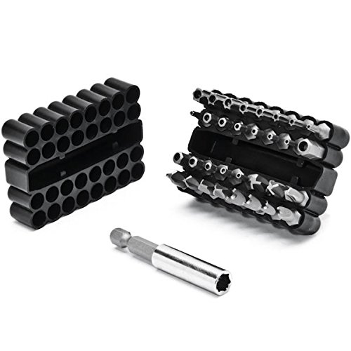 Click Here to See More Images Biltek 33pc Security Tamper Proof Torq Torx Hex Bit Set Includes 2-1/2