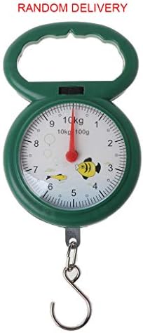 only y Heavy Duty Dial Scales 10 kg – Mini Portable Mechanical Pocket Scales – Hanging Scales Hook Ladder
