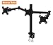 EZM Articulating Heavy-Duty Triple LCD/LED/PLASMA/Flat Panel Monitor Mount Stand Desktop Clamp Holds up to 24