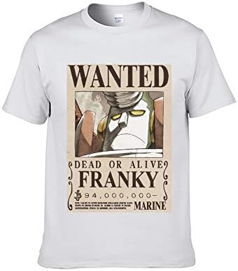 ICOSSATA T-Shirt Animation ONE Piece Wanted Monkey D. Luffy XS S M L XL XXL XXXL Adult Unisex Crew