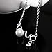 Necklace, Christmas Gift with Exquisite Package 925 Sterling Silver Pendant Necklace J.Rosée Jewelry Freshwater Pearl 