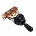 Kmise A0611 1 Piece 3 Way Toggle Switch Electric Guitar Part, Black