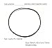Genuine Leather Thin Rope Chain Necklace for Pendants Accessories,Black,18,20,22 Inches Available