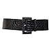 eVogues Plus Size Croco Print Patent Leather Belt