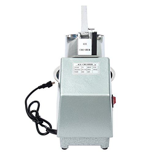 Mochiglory Stainless Steel Electric Ice Crusher Snow Cone Shaver Machine Glacier 110v - Thumbnail 4