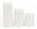 Yes!Fresh PS Polystyrene Flat Lid for 8 oz Paper Hot Cup, Diameter 80mm. (100 Count,White Lid)