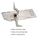 WeldingStop V-WAC Undercut Gauge Biting Edge Welding Guage for Welder Inspection Single Weld Gauge Measure Inspection Tools Porosity Size/amount Inspection Tools Inch Stainless Steel
