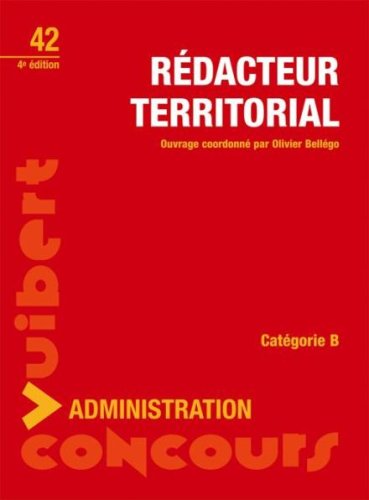 RÃ©dacteur territorial : CatÃ©gorie B by (Paperback)