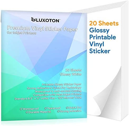 vinyl decal sheets for inkjet printer