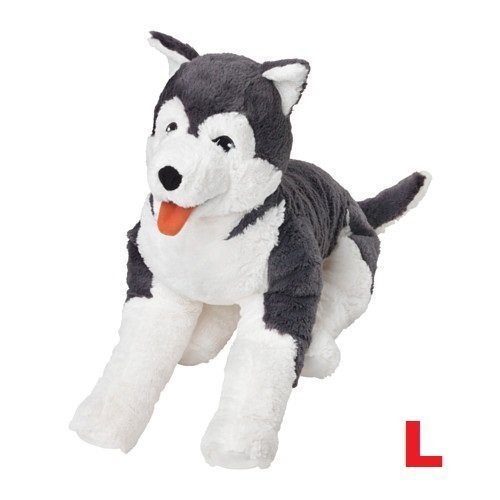 Buy Ikea Stuffed Animal Dog Husky Soft Toy (large) 2728" Online at desertcartUAE