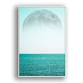 Framed Canvas Wall Art for Living Room, Bedroom Coast and Sea Canvas Prints for Modern Home Decoration Ready to Hang - 16"x24" inches