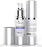 Night Cream with Vitamin A, C & E, Collagen, Licorice and Hyaluronic Acid - Best Night Cream for Deeply Moisturizing Dry or Oily Skin of All Ages, with Anti Aging, Anti Wrinkle Properties. Great Emollient for Sagginess Around Face, Eyes and Neck - Ultra Hydration for Men & Women - 2oz - Proudly Made in the USA