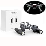 Hobby-Ace DJI Spark Accessories LED Light Kit Small Flashlight Long-Range Luminosity Adjustable Spark Drone Fill Flash,Night Cruise,Night Searching,Flash Warning,Direction Guide